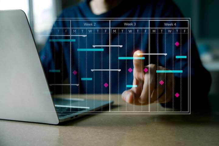 A person working on an Advance Planning and Software system.
