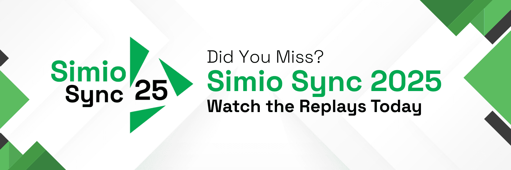 Watch the Simio Sync 2025 Replays Today