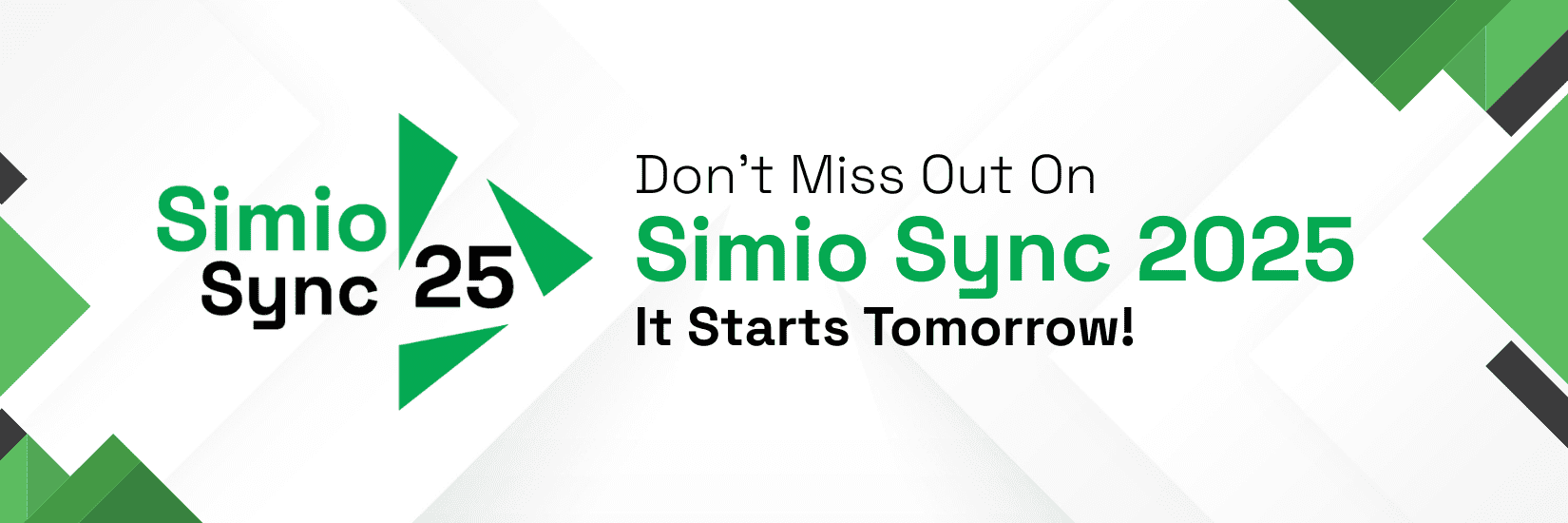 Don't Miss Out on Simio Sync 2025, It Starts Tomorrow!