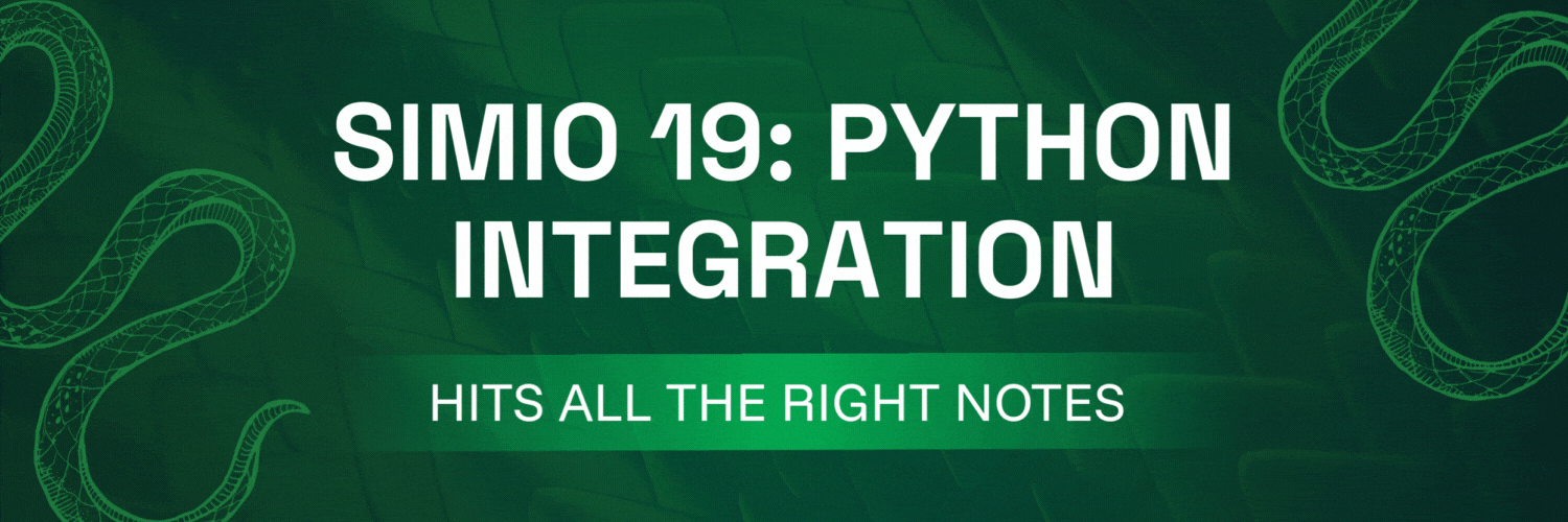 Simio 19: Python Integration Hits All The Right Notes