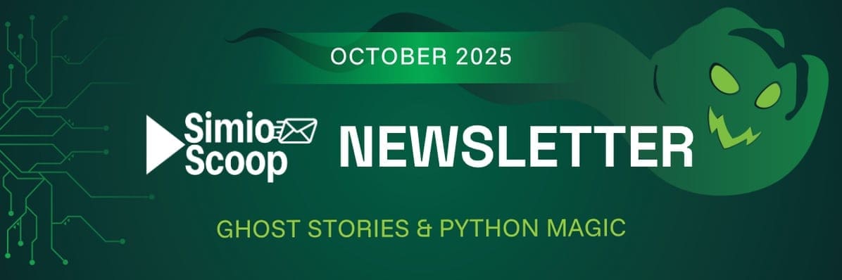October Simio Scoop Newsletter: Ghost Stories & Python Magic